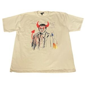 Teddy Fresh Elon Musk Is A Piece of Sh*t T-Shirt Limited Edition Khaki Men’s XL